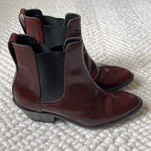 Rag & Bone / Oxblood Western Chelsea Boot / 38